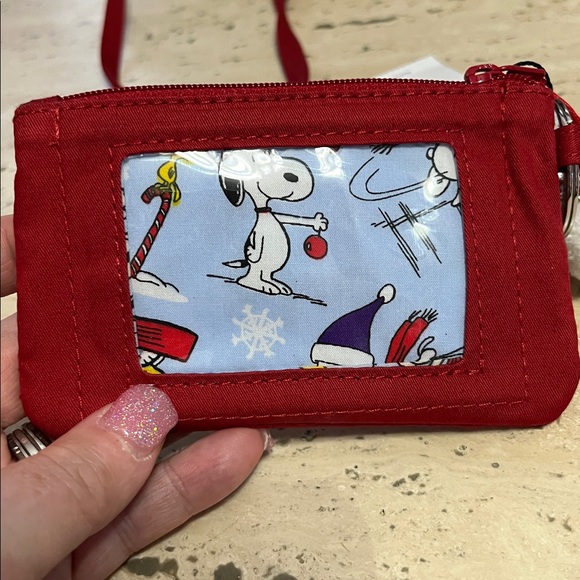 Vera Bradley Zip ID and Lanyard Woodstock Ski Lift - Picture 2 of 2